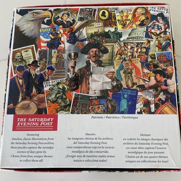 The Saturday Evening Post Patriotic 1000 Piece Mega Puzzles - Picture 3 of 8
